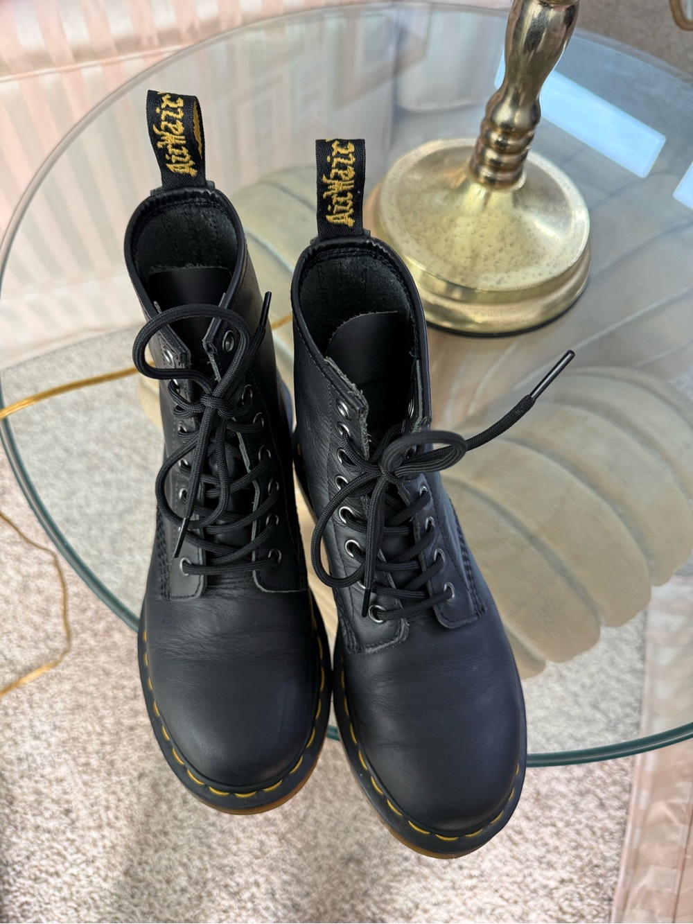 Dr. Martens 1460 Smooth Black Leather Boots - Women’s 6 - Picture 5 of 5